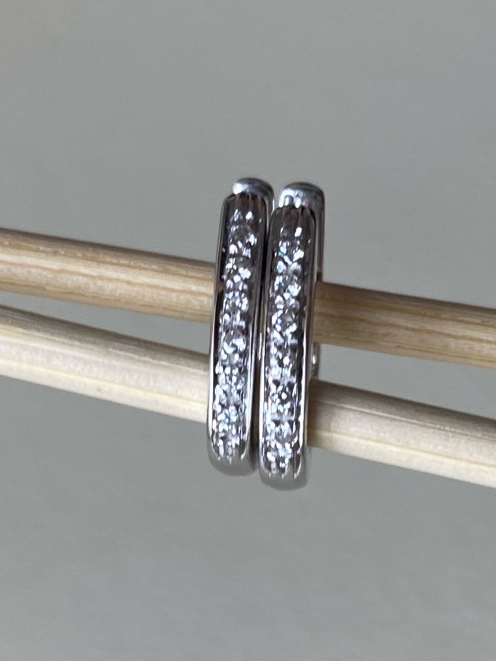 💕Host Pick💕18k white gold Diamond earrings purchased in Italy 🇮🇹 - appraisal inc - Picture 5 of 13